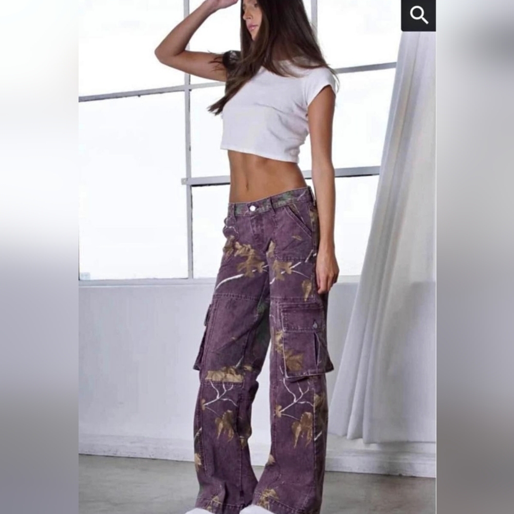 SUPER LIMITED- PURPLE REAL TREE CARGO DENIM